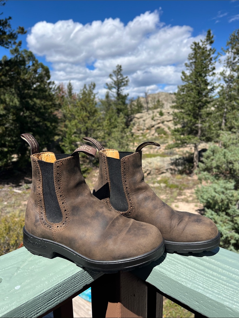 Blundstone Women's Originals #1351 High Top Boots in Rustic Brown AU3.5 USW6.5